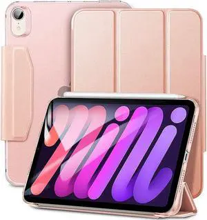Sahara - ESR Folio Case for iPad Mini (A17 Pro) iPad Mini (6th Generation 2021), Rose Gold, (TB00044)