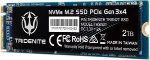 TRIDENITE 2TB NVMe M.2 2280 PCIe Gen 3x4 Internal Solid State Drive (SSD)