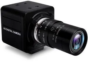 SVPRO 4K Ultra HD Webcam USB Digital Industrial Camera with CS Mount 5-50mm Telephoto Zoom Manual Lens UVC Free Drive,10X Optical Zoom Video Camera with Sony IMX317 Sensor