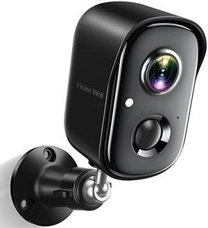 Security Cameras Wireless Outdoor, 1080P Battery Powered AI Motion Detection Spotlight Siren Alarm WiFi Surveillance Indoor Home Camera, Color Night Vision, 2-Way Talk, Waterproof, Cloud/SD Storage