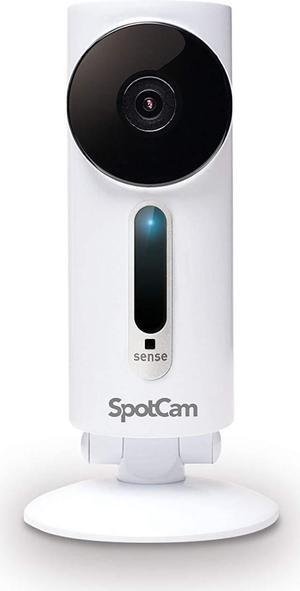 SpotCam Sense Wireless Home Security Camera 1080p, Night Vision, Two-Way Talk, Motion Sound Alert, Temperature/Humidity/Lux Sensor, Alarm Siren, Free Fulltime Cloud Recording, NOT Made in China