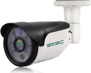 SV3C POE Camera, 4MP POE IP Security Camera Outdoor(Wired), Motion Detection, HD Infrared Night Vision, Metal Shell, IP66 Waterproof, Onvif Conformant, Support SD Card Record, FTP, RTSP, APP, PC