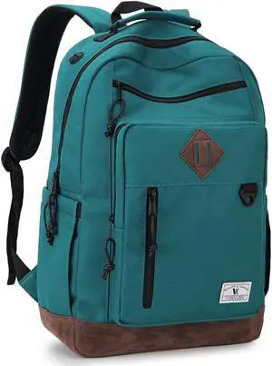Backpack for Men Women,Vonxury Water-resistant 15.6 Inch Laptop Bookbag for School Work Travel