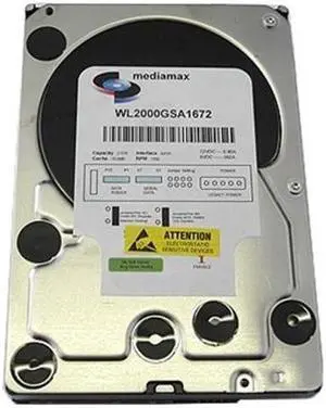 White Label 2 Terabyte (2TB) 16MB Cache 7200RPM SATA2 3.5" Internal Desktop Hard Drive (For PC, Mac, CCTV DVR, NAS) - w/ 1 Year Warranty