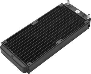 FITNATE 12 Pipe Aluminum Heat Exchanger Radiator for PC CPU CO2 Laser Water Cool System Computer R240, 10.62Inch