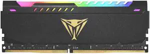Patriot Viper Steel RGB DDR4 RAM 32GB (1X32GB) 3600MHz CL20 1.35v UDIMM Desktop Gaming Memory Module Compatible with XMP - PVSR432G360C0