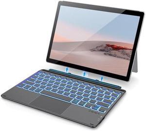 OMOTON Surface Go 4/3 /2/1 Keyboard, Bluetooth Surface Go Type Cover, 7-Color Backlit, Ultra-Slim Wireless Keyboard with Touchpad, Built-in Rechargeable Battery