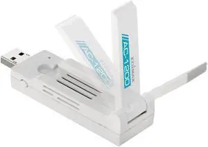 EDiMAX Wi-Fi 5 802.11ac AC1200, Dual-Band 2.4/5GHz Adapter for PC, Wireless AC USB 3.0 Adapter Dongle w/ Foldaway Antenna, Up to 867Mbps Fast Transfer, Win11 Plug-n-Play, Mac OS, Linux, EW-7822UAC