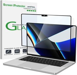 amFilm MacBook Pro 14.2 inch M4/M4 Pro/M3/M3 Pro/M3 Max/M2 Pro/M2 Max/M1 Pro/M1 Max chip (2021-2024) Tempered Glass Screen Protector [9H Hardness][ Anti-Scratch][ Anti-fingerprint], 1 Pack