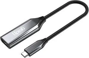 uptab USB C to HDMI 2.1 8K 60Hz or 4K 144Hz Thunderbolt to HDMI Adapter 8K HDR for MacBook Pro, MacBook Air, iPhone 15, iPad Pro, Pixelbook, XPS, and More