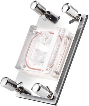 CPU Water Block 55x55mm Copper Base, 0.3mm Micro CPU Water Cooler, Water Block Water Cooling Block for AM2 / AM2 + / AM3 / AM3 + / AM4 / FM2 + CPU