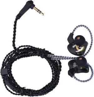 Hilitand Wired Earbuds, Headphones with Stereo Bass Earphones Noise Reduction in-Ear Headset for All Smartphones Tablets MP3 Player That with 3.5 mm Interface(Black)