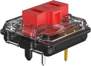 Zjmehty Kailh 1350 Chocolate Red Low Profile Mechanical Keyboard Switches,Linear RGB/SMD Switch(72pcs,Choc Red)