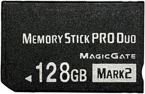 MS 128GB High Speed Memory Stick Pro Duo(Mark2) for PSP Accessories/Camera Memory Card