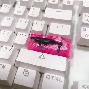 Whale Keycap for Enter/Shift Keycap for MX Mechanical Keyboard(Pink)