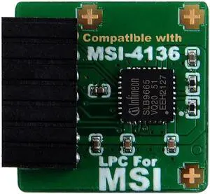 NewHail TPM2.0 Module TPM LPC 14Pin Module with infineon SLB9665 for MSI Motherboard Compatible with TPM2.0(MS-4136) NewHail TPM2.0 Module TPM LPC 14Pin Module with infineon SLB9665 for MSI Motherboard Compatible with TPM2.0(MS-4136)