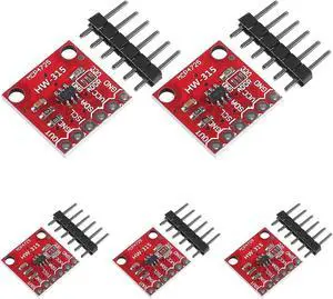 Alinan 5pcs MCP4725 I2C DAC Breakout Module 12-bit Development Board 2.7V to 5.5V Supply with EEPROM