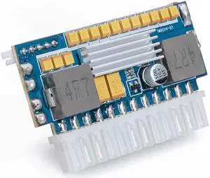 RGEEK 24-Pin ATX PSU - 12V DC Input, 450W Peak Output, Mini ITX PC Power Supply