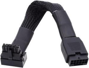 chenyang ATX3.0 PCI-E 5.0 12VHPWR Power Modular Cable Male to Female 90 Degree Down Angled Extension Cable