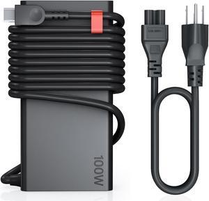 100W USB C Charger for Lenovo Yoga 9i Yoga Pro 7 Yoga Slim 6i 7 Pro, Thinkpad 14+/16+/14P/S2, Ideapad Slim 5/Ideapad 13'' ADL100YLC3A Lenovo Laptop Charger USB C