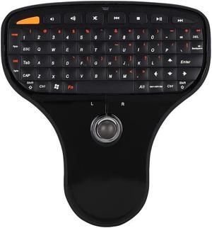 FOSA Mini USB QWERTY Keyboard 2 in 1 Trackball Multimedia Ultra Light Design for TV Computer for 2000, XP, Vista and for 7