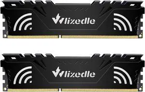 Wlizedle DDR3 RAM 16GB Kit (2x8GB) 1333MHz CL9 UDIMM, Desktop Memory Module PC3-10600 240-Pin 1.5V 2Rx8 Dual Rank Non-ECC Unbuffered PC Computer RAM Stick Upgrade - Black