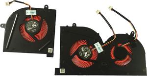 HK-part Fan Replacement for MSI GS63VR Series GS63VR 6RF GS63VR 7RF GS63VR Stealth Pro MS-16K2 MS-17B1 BS5005HS-U2L1 BS5005HS-U2F1 Gpu CPU Cooling Fan