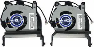 LANDALANYA Fan for HP Elitedesk 800 G4 800 G5 705 G4 705 G5 ProDesk 400 G4 405 G4 405 G5 400 G5 400G6 600 G4 600 G5 Desktop Mini DM Series L19561-001 FL3B DC12V Fan2 Fans Include in The Package