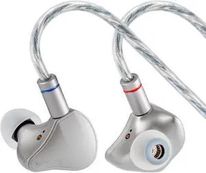 NICEHCK Flagship Himalaya in Ear Monitor: Titanium Alloy HiFi Wired IEM Earphone with Replaceable Acoustic Filter & 3-in-1 Plug