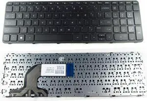 Yesvoo US Keyboard for HP 350 G1 / 350 G2 / 355 G1 / 355 G2 Series, P/N: 758027-001 759928-001, with Frame