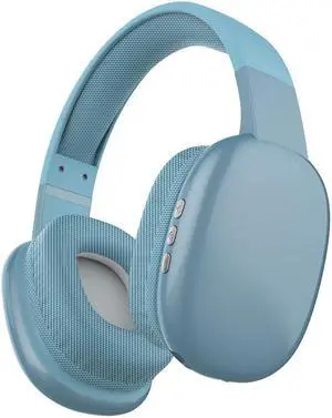 YAKEN YRKR Bluetooth Headphones, Headphones Wireless Bluetooth V5.3, Over Ear Headphones HiFi Elvish Ears for Smartphone Computer Laptop (Blue)