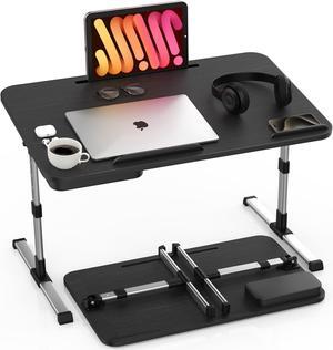DLS Laptop Stand for Bed Table Tray - Bed Desk for Laptop - Bed Laptop Table -Lap Desk Portable - Sofa, Floor, Couch for Kids, Adults, Eating, Elderly, Traveling XL