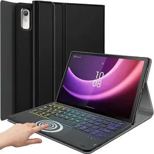 DKAHOEE Backlit Touchpad Keyboard Case for Lenovo Tab P11 2nd Gen 11.5" (TB350FU / TB350XU) 2023, 3-Zone Backlit Wireless Keyboard with Slim Stand Cover Case for 11.5 inch Lenovo Tab P11 Gen 2 Tablet