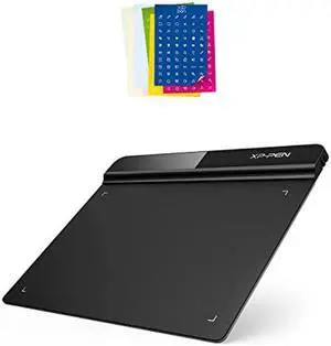 XP-PEN StarG640 Drawing Tablet Digital Graphics Tablet 6x4 Inch Ultrathin Tablet with 8192 Levels Battery-Free Stylus & XP-PEN Shortcuts Stickers