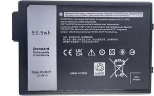 YXKC XVJNP Laptop Battery Compatible with Dell Latitude 5430 7330 Rugged Extreme P148G P148G001 P149G P149G001 Series 6JRCP 06JRCP M0TN3 0M0TN3 KD1CT 451-BCWQ 11.4V 53.5Wh