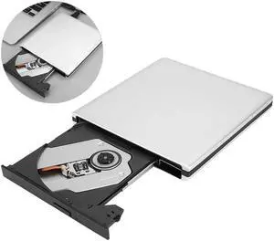 USB3.0 -Ray Laptop PC Disc with External Optical Drive,External Portable USB3.0 Ray DVD Drive, 3D -ray Movie Playback/Burning,High Speed DVD/BD/CD for Desktop/Laptop