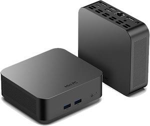 SOYO M2 Pro Mini PC N95 up to 3.4GHz, 16GB DDR4 512GB SATA M.2 2280 SSD, 4K@60Hz Dual Displays, HDMI&DP, Mini Computer for Business, Education and Gaming (M2 PRO 16/512G)