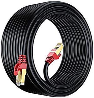 Cat 7 Ethernet Cable 150 ft - High-Speed Internet & Network LAN Patch Cable, RJ45 Connectors - 150ft / Red - Perfect for Gaming, Streaming, and More