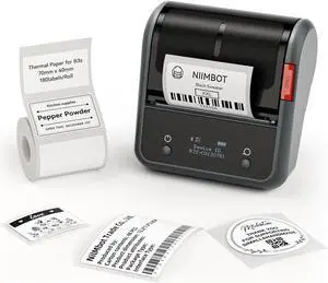 NIIMBOT B3S Label Maker Machine,3 Inch Thermal Label Printer,Portable Bluetooth Printer for Barcode, Address, Labeling,Good Choice for Home Office and Small Business