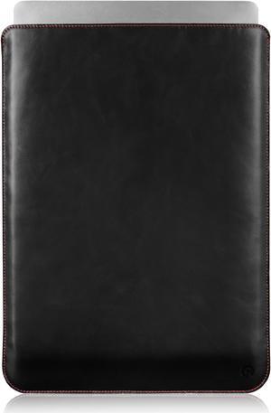 Casemade Real Leather Laptop Sleeve for MacBook Pro & Air Fits 13, 14, 15 & 16 Inch - Genuine Full Grain Leather with Soft Wool Lining (13-inch - Pro 2016-2023, Air M1/M2/M3)