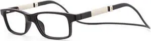 DIDINSKY Reading Glasses with Magnets and Anti Blue Light Filter. Magnetic Readers for Men and Women with Anti-Reflective Lenses. Graphite +1.0 - DIKRIK THYSSEN
