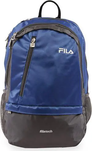 FILA Duel Tablet and Laptop Backpack, Blue, One Size