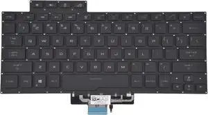 Replacement Keyboard for ASUS ROG Zephyrus G14 GA401 GA401I GA401IV GA401Q GA401QM GA401U Series Laptop, Zephyrus G14 Replacement Keyboad wih Backlit US Layout 8037B0169701