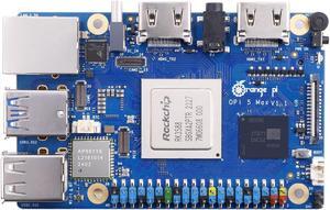 Orange Pi 5 Max 16GB RAM LPDDR5 Rockchip RK3588 Development Board, 8K Video Decoding 2.4GHz Frequency M.2 PCIE 2.5G LAN Orange Pi 5 MAX Single Board Computer