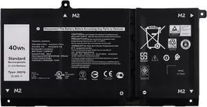 Vvsialeek JK6Y6 40Wh Laptop Battery Compatible with Dell Latitude 3410 3510 Vostro 5300 5401 5501