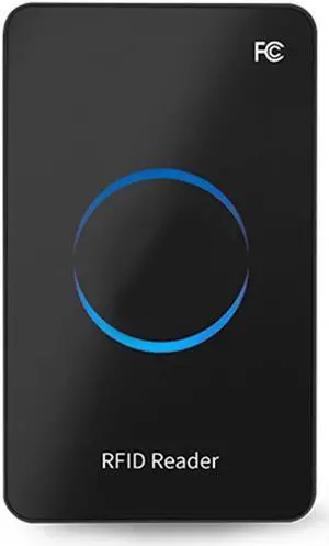 Smart USB UHF RFID Reader 915Mhz, USB Desktop Contactless Card Reader Writer, Electronic Tag Access Card Reader for ISO180006C/ISO180006B Label