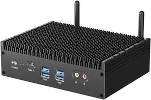 TOPGRO K3 Mini PC Core i7-1255U, Fanless Computers(10C/12T, Up to 4.7GHz) 16GB DDR4/1TB PCIe4.0 SSD, Metal Case, Small Industrial PC Win11 Pro, 8K UHD/2.5G LAN/Thunderbolt 4/WiFi 6E/BT5.3, Home&Office