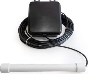 Dakota Alert Driveway Alarm Sensor - DCPT-4000 Driveway Alarms Wireless Outside Weatherproof Vehicle Sensor, 1 Mile Long Range Sensors, Vehicle Detecting Probe Transmitter & 50' Direct Burial Cable