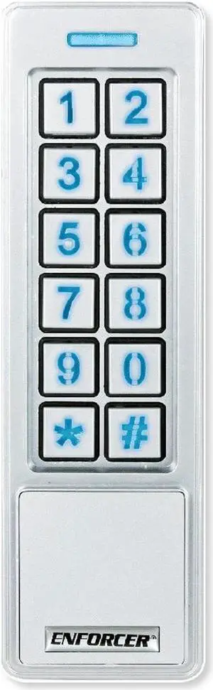 Seco-Larm SK-B241-PQ Enforcer Bluetooth Access Controller Mullion Keypad with Proximity Reader