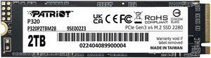 Patriot Memory P320 2TB Internal SSD - NVMe PCIe Gen 3x4 - M.2 2280 - Solid State Drive - P320P2TBM28